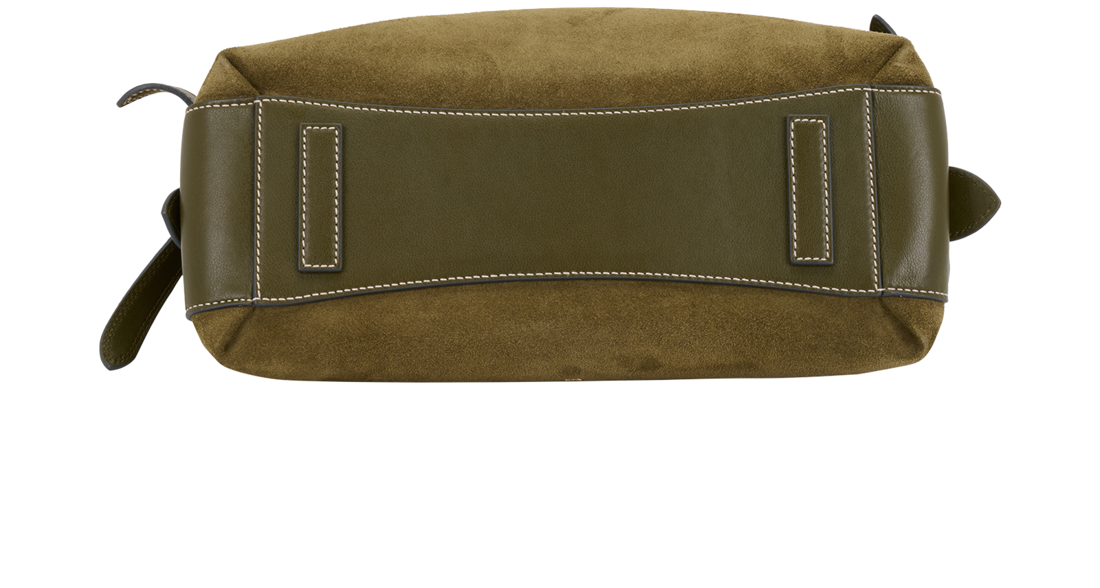Wilson Tote, &pound;550, Handbags, Green, Suede, Top view